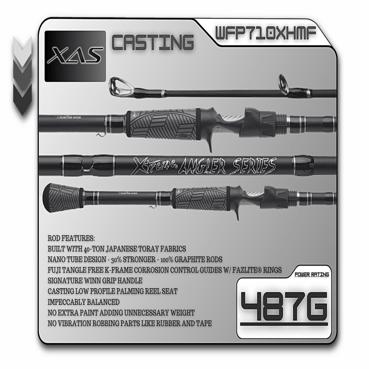 WFP710XHMF 7'10" XTRA Heavy Mod-Fast **Flipping**